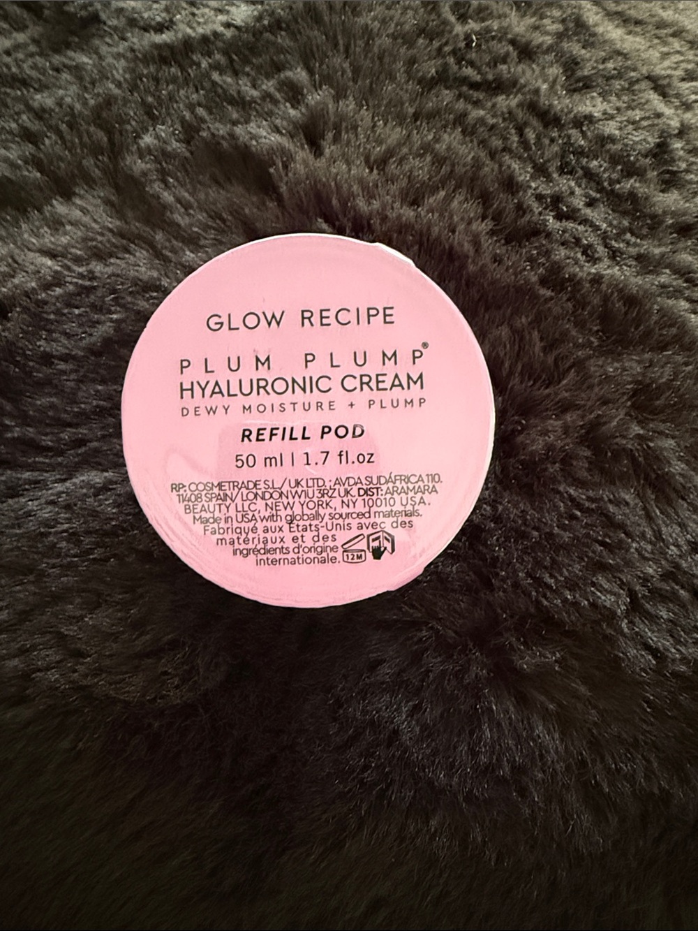 Glow Recipe Plum Plump Hyaluronic Cream Refill Pod - Light Pink